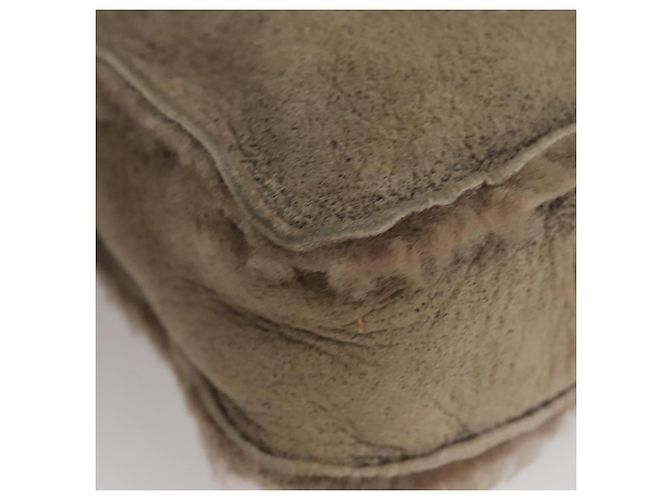 Céline Borsa a Spalla CELINE Mouton Beige Auth 108155 - vista 8
