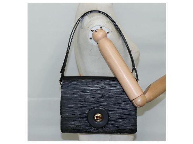 LOUIS VUITTON Epi Free Run Borsa a Spalla Nera M52402 LV Auth yk16660 Nero - vista 22