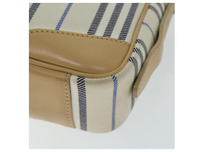 Burberry Nova Check Schultertasche aus Canvas Beige Auth yb507 - Ansicht 12