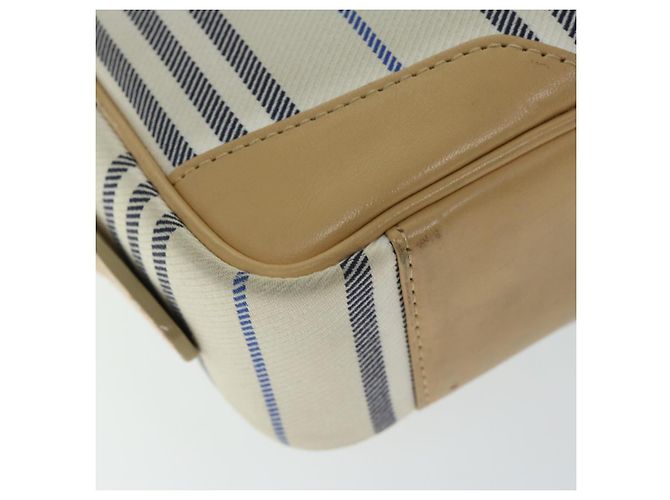 Burberry Nova Check Schultertasche aus Canvas Beige Auth yb507 - Ansicht 13
