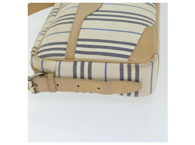 Burberry Nova Check Schultertasche aus Canvas Beige Auth yb507 - Ansicht 5