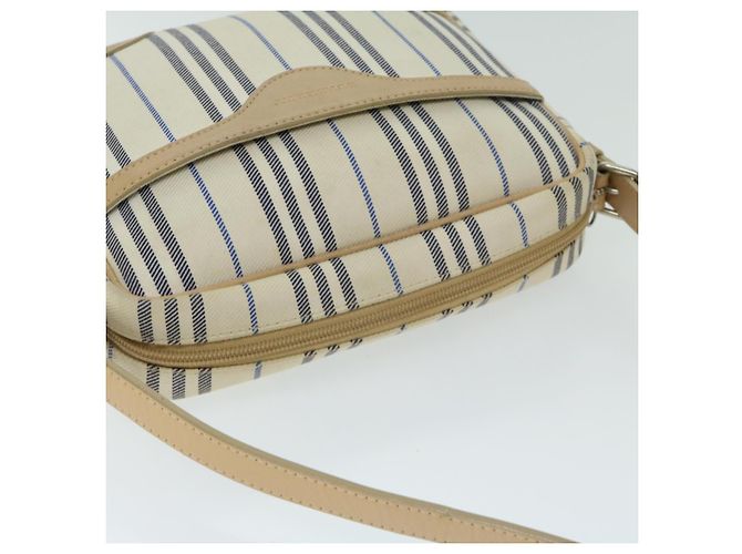 Burberry Nova Check Schultertasche aus Canvas Beige Auth yb507 - Ansicht 6
