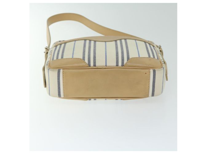 Burberry Nova Check Schultertasche aus Canvas Beige Auth yb507 - Ansicht 9