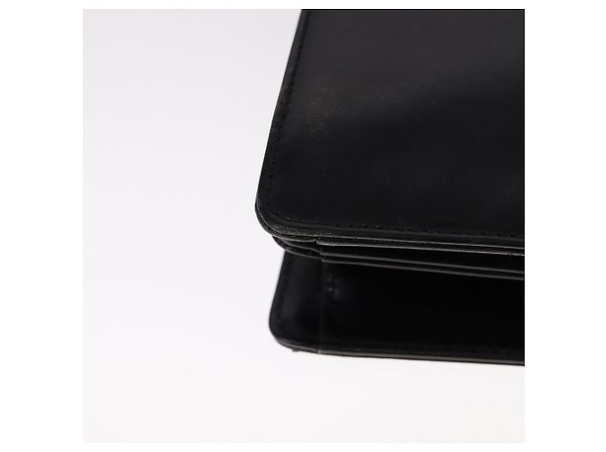 Borsa a mano in pelle Salvatore Ferragamo 2 vie nera Auth bs21557 Nero - vista 12