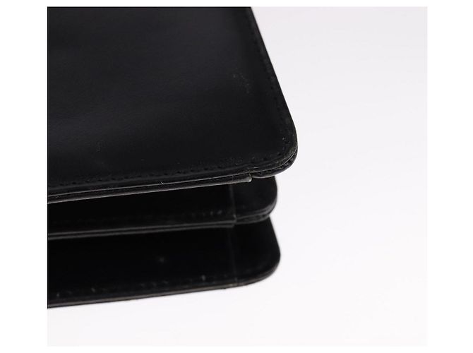 Borsa a mano in pelle Salvatore Ferragamo 2 vie nera Auth bs21557 Nero - vista 13