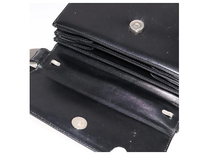 Borsa a mano in pelle Salvatore Ferragamo 2 vie nera Auth bs21557 Nero - vista 15