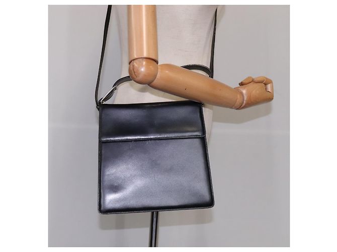 Borsa a mano in pelle Salvatore Ferragamo 2 vie nera Auth bs21557 Nero - vista 23