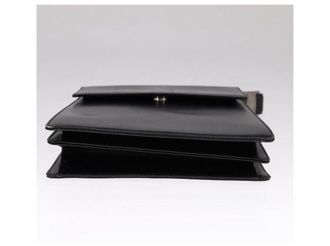 Borsa a mano in pelle Salvatore Ferragamo 2 vie nera Auth bs21557 Nero - vista 9