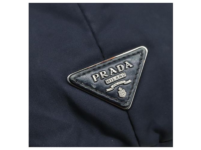 PRADA Borsa Tote Nylon 2way Blu Navy Auth bs21633 - vista 13