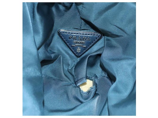 PRADA Borsa Tote Nylon 2way Blu Navy Auth bs21633 - vista 18