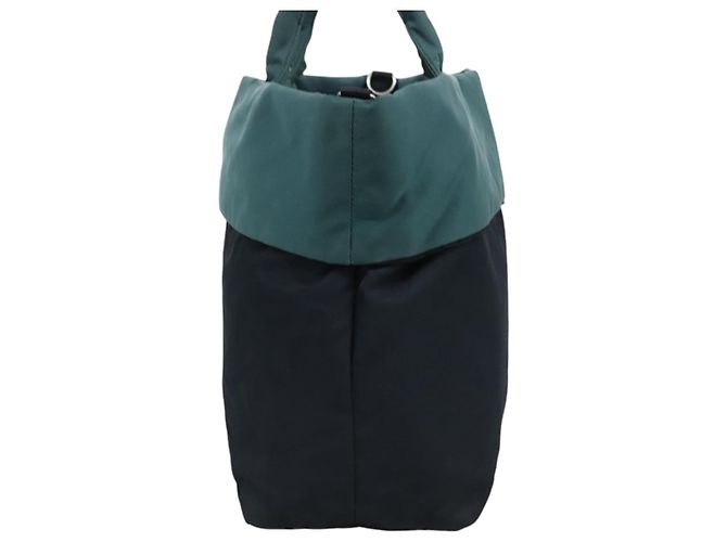 PRADA Borsa Tote Nylon 2way Blu Navy Auth bs21633 - vista 3