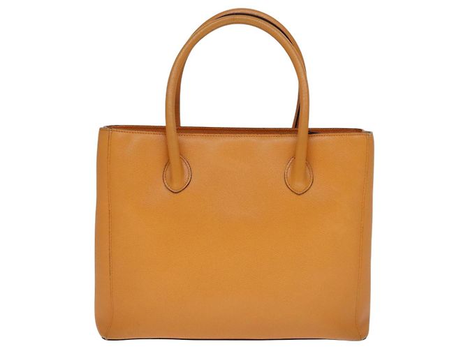 Céline Tote Bag aus Leder in Orange Auth bs21751 - Ansicht 3