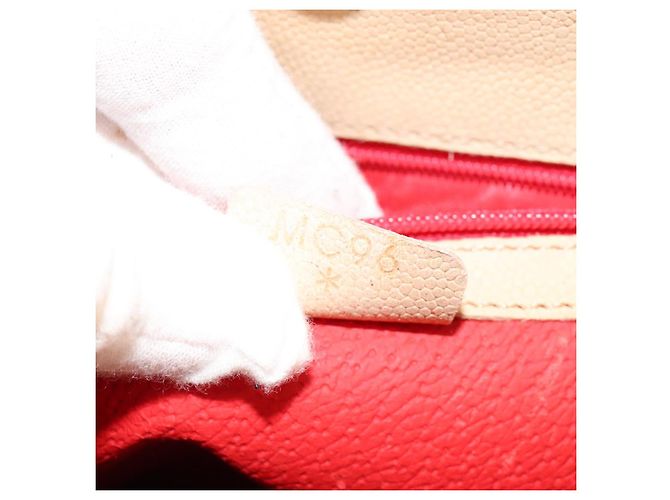 Céline Borsa a spalla CELINE in pelle beige Auth bs21606 - vista 19