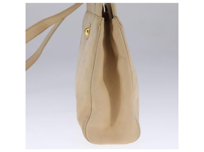 Céline Borsa a spalla CELINE in pelle beige Auth bs21606 - vista 5