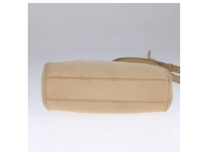 Céline Borsa a spalla CELINE in pelle beige Auth bs21606 - vista 9