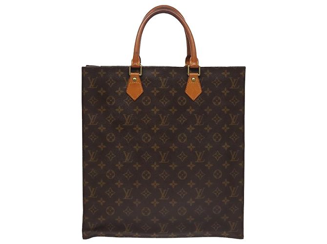 LOUIS VUITTON Borsa a Mano Monogram Sac Plat M51140 LV Auth 109668 Monogramma - vista 2
