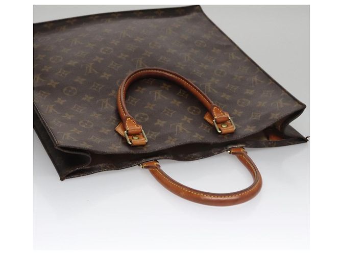 LOUIS VUITTON Borsa a Mano Monogram Sac Plat M51140 LV Auth 109668 Monogramma - vista 6