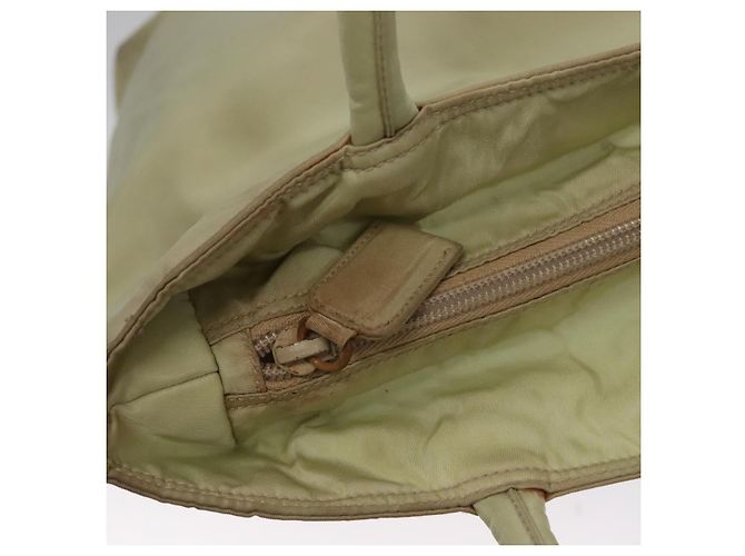 PRADA Borsa a mano in nylon beige Auth bs21346 - vista 10