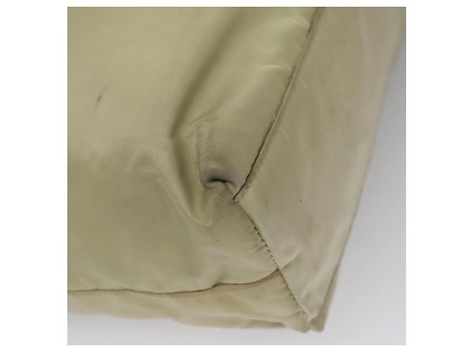 PRADA Borsa a mano in nylon beige Auth bs21346 - vista 16