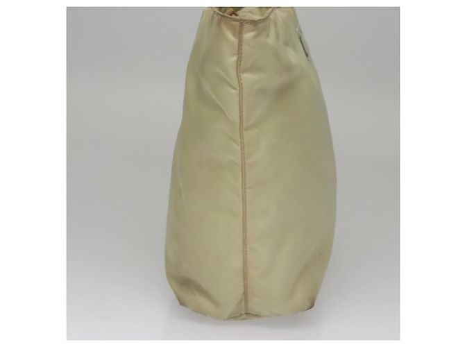 PRADA Borsa a mano in nylon beige Auth bs21346 - vista 3