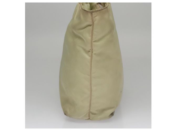 PRADA Borsa a mano in nylon beige Auth bs21346 - vista 4