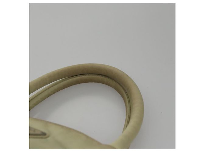 PRADA Borsa a mano in nylon beige Auth bs21346 - vista 8