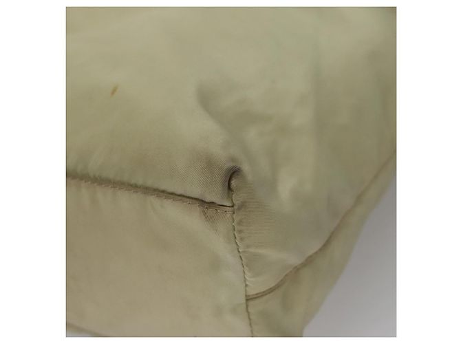 PRADA Borsa a mano in nylon beige Auth bs21346 - vista 9