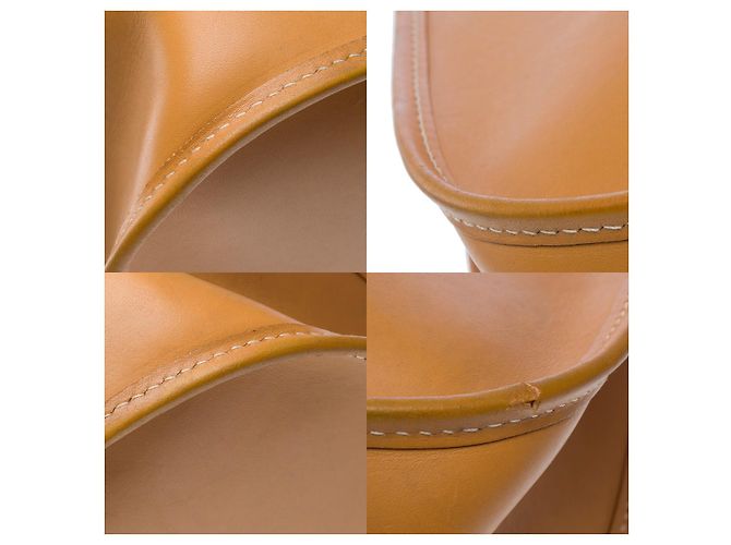 Hermès Bolsa HERMES Evelyne em Couro Bege - 102187 - vista 12