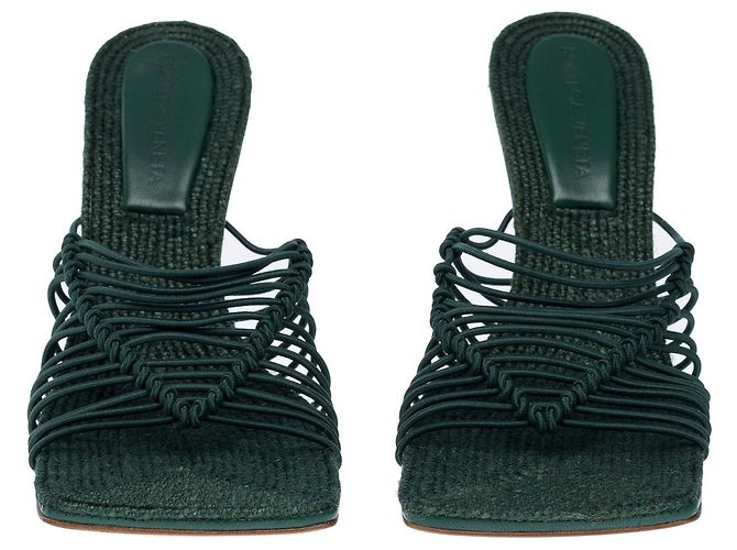 Scarpa in Pelle Verde BOTTEGA VENETA - 102445 - vista 4