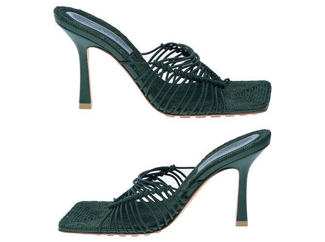 Scarpa in Pelle Verde BOTTEGA VENETA - 102445 - vista 5