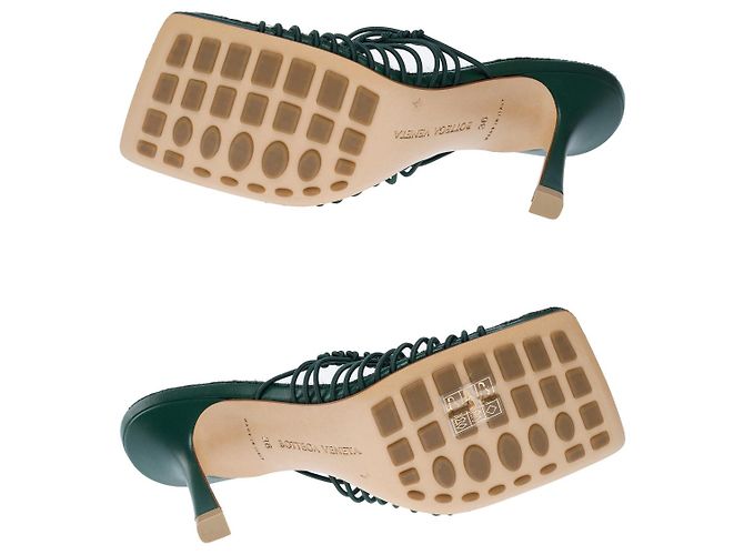 Scarpa in Pelle Verde BOTTEGA VENETA - 102445 - vista 8