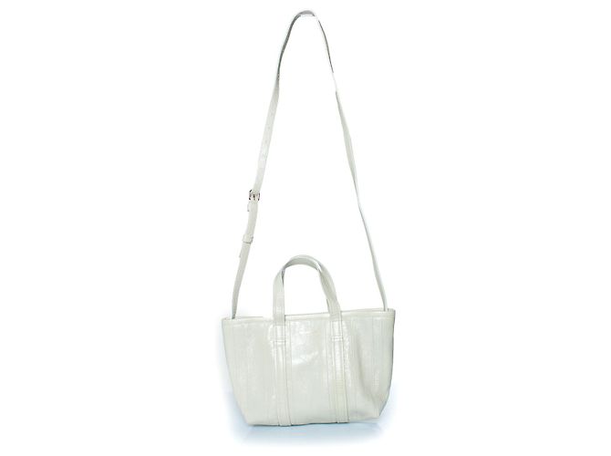Balenciaga, piccola borsa shopper est-ovest Bianco - vista 2