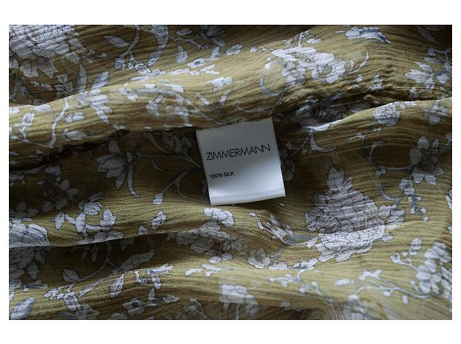 Autre Marque Vestido maxi estampado floral verde Riffle de Zimmermann - vista 5