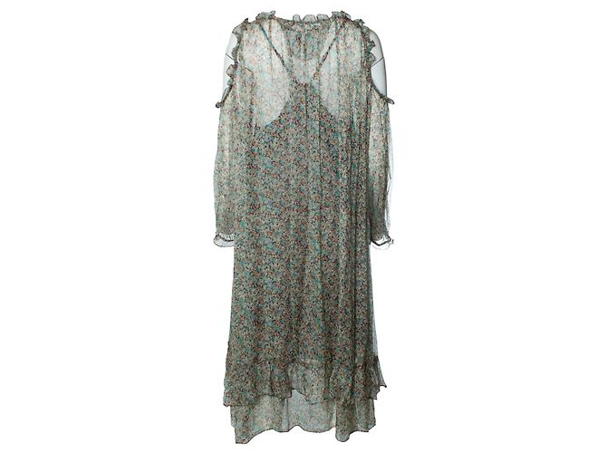 Vestido deluxe de seda con estampado de arrecife Zadig & Voltaire Multicolor - vista 3