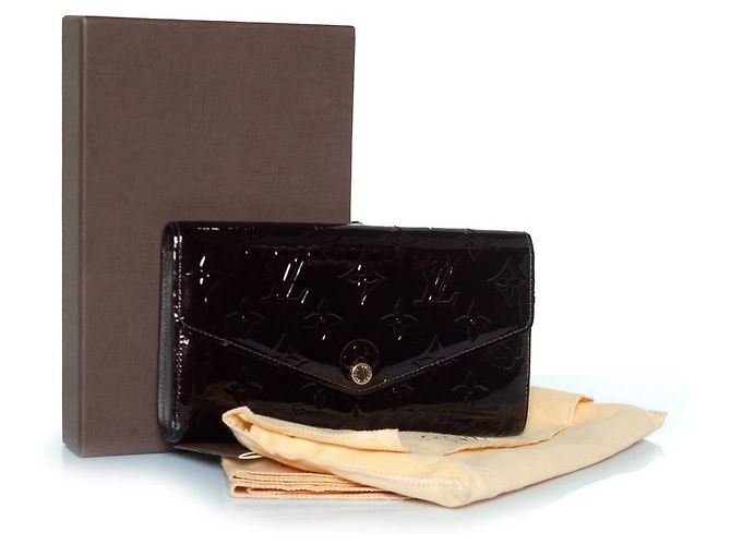 Louis Vuitton, Amarante monogram Jeanne wallet Brown Purple - view 2