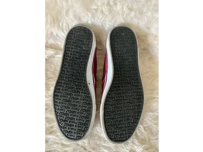 Sneakers Kenzo Rosso Scuro Cotone Bordò - vista 2