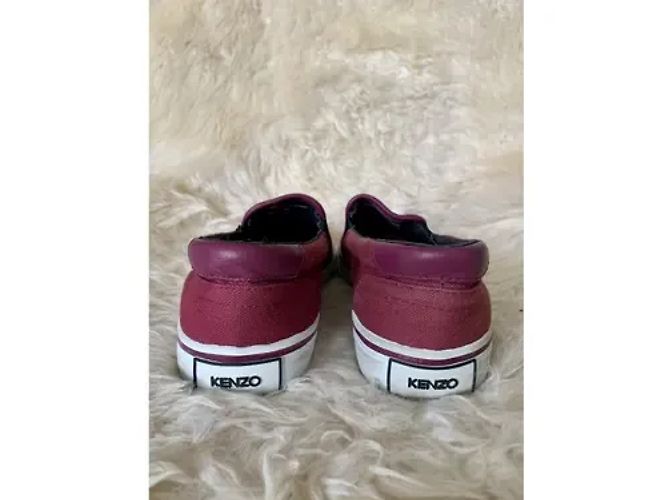 Sneakers Kenzo Rosso Scuro Cotone Bordò - vista 3