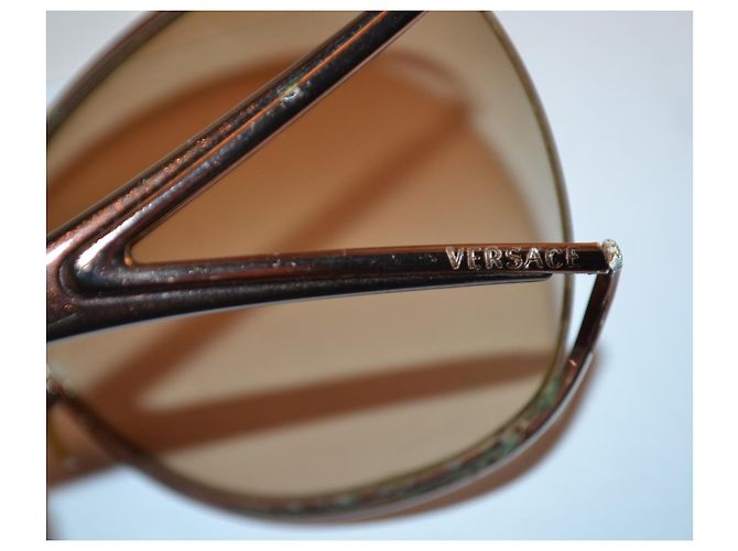 Occhiali da sole Versace Marrone Oro D'oro - vista 4