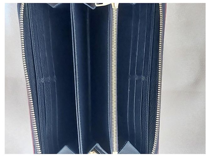 Zippy Geldbörse Monogram Empreinte Louis Vuitton Rot Marineblau Monogramm - Ansicht 14