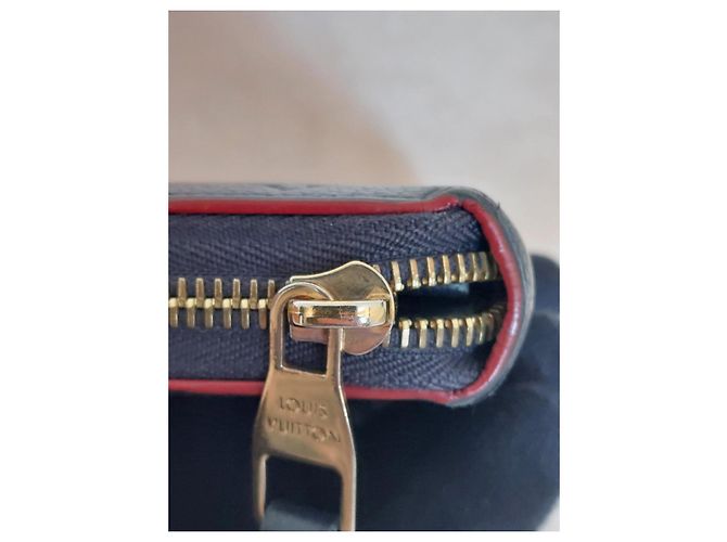 Zippy Geldbörse Monogram Empreinte Louis Vuitton Rot Marineblau Monogramm - Ansicht 16