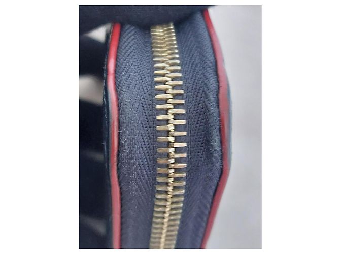 Zippy Geldbörse Monogram Empreinte Louis Vuitton Rot Marineblau Monogramm - Ansicht 17