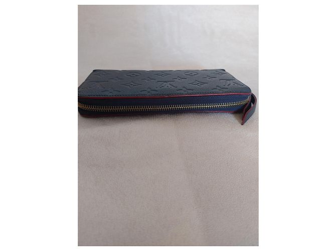 Zippy Geldbörse Monogram Empreinte Louis Vuitton Rot Marineblau Monogramm - Ansicht 5