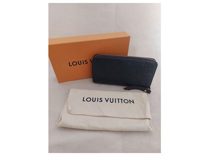 Zippy Geldbörse Monogram Empreinte Louis Vuitton Rot Marineblau Monogramm - Ansicht 7