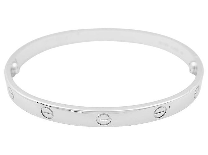 Bracciale Cartier 'Love' in oro bianco. - vista 2