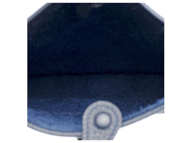 Hermès Borsa HERMES Evelyne in Pelle Blu Marino - 102441 Blu navy - vista 9