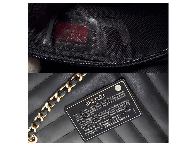 CHANEL Camera Bag in Black Leather - 102439 - view 8
