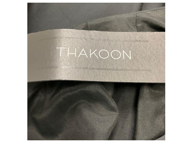 Schwarzes Rüschenshirt Mini-Kleid von Thakoon - Ansicht 5