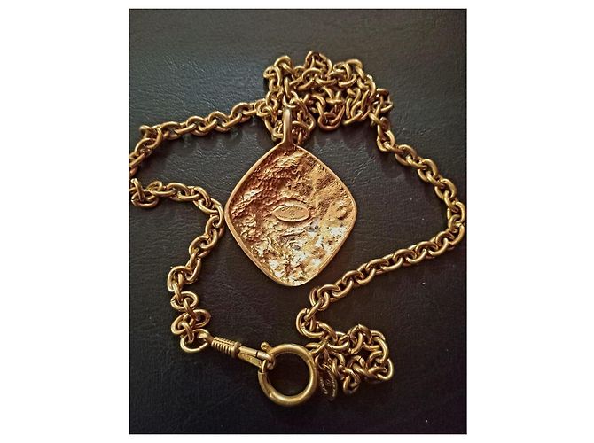 Collana Chanel Coco Mark placcata oro D'oro - vista 4