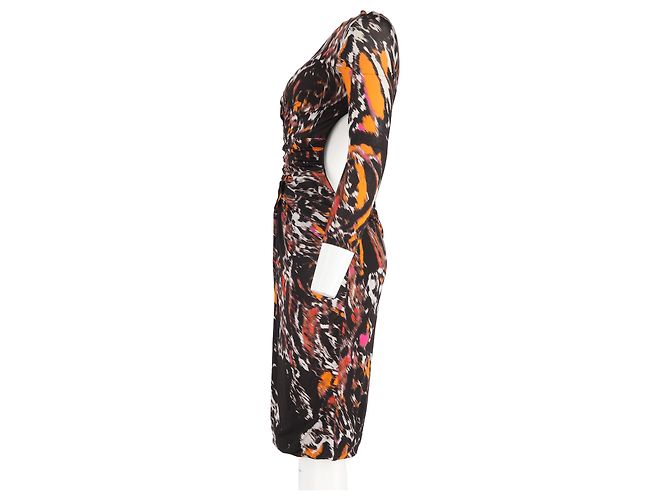 Abito midi stampato Max Mara in viscosa multicolore - vista 5