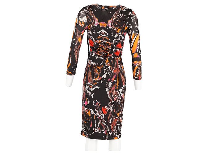 Abito midi stampato Max Mara in viscosa multicolore - vista 6